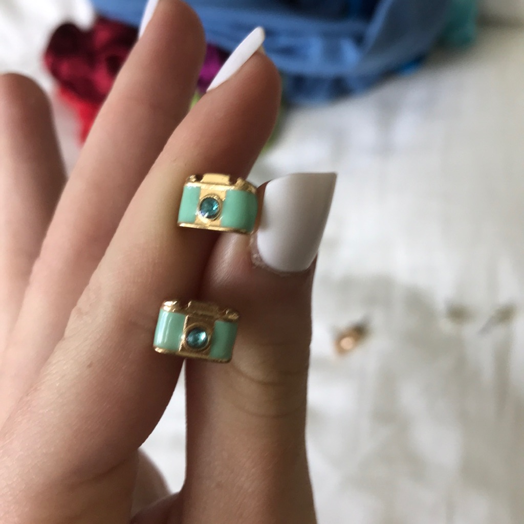 Camera Earrings